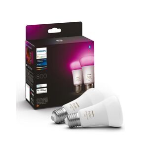 Philips SADA 2x LED Stmívatelná žárovka Philips Hue WACA A60 E27/9W/230V 2000-6500K