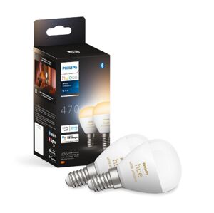 Philips SADA 2x LED Stmívatelná žárovka Philips Hue WHITE AMBIANCE P45 E14/5,1W/230V