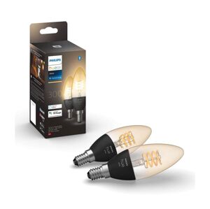 SADA 2x LED Stmívatelná žárovka Philips Hue WHITE FILAMENT E14/4,5W/230V 2100K 871951430221100