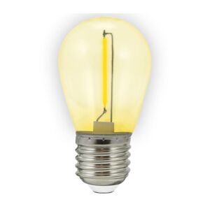 SADA 2x LED Žárovka PARTY E27/0,3W/36V žlutá