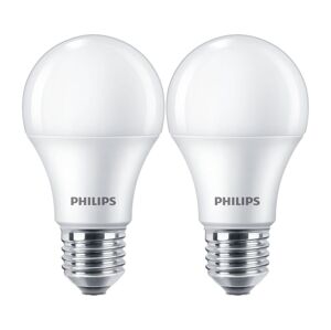Philips 8719514471016 LED žárovka CorePro E27 10W/75W 1055lm 4000K A60 bílá 2-set