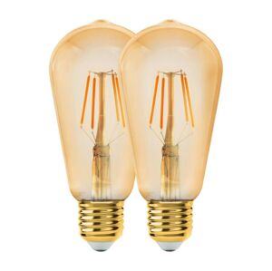 Eglo SADA 2x LED Žárovka VINTAGE ST64 E27/6W/230V 2200K - Eglo 11783