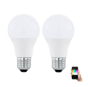 Eglo SADA 2xLED RGBW Stmívatelná žárovka A60 E27/9W/230V 2700-6500K + DO - Eglo 11587