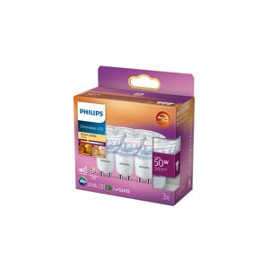 Philips SADA 3x LED Stmívatelná žárovka Philips Warm Glow GU10/3,8W/230V 2200-2700K