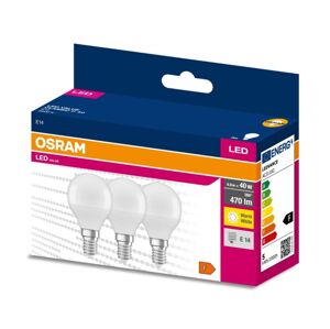 Osram SADA 3x LED Žárovka P45 E14/4,9W/230V 3000K - Osram