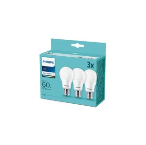 Philips SADA 3x LED Žárovka Philips A60 E27/8W/230V 4000K