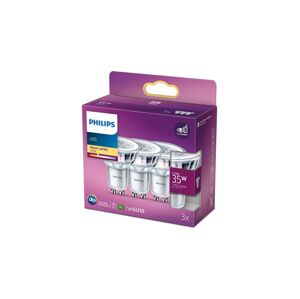 Philips SADA 3x LED Žárovka Philips GU10/3,5W/230V 2700K