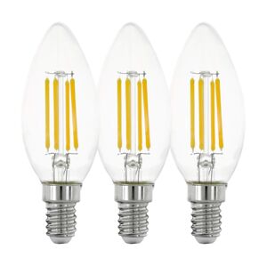 Eglo SADA 3x LED Žárovka VINTAGE C35 E14/4W/230V 2700K - Eglo 12811