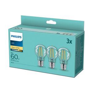 Philips SADA 3x LED Žárovka VINTAGE Philips A60 E27/7W/230V 2700K