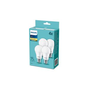 Philips SADA 4x LED Žárovka Philips A60 E27/10,5W/230V 2700K