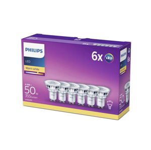 Philips SADA 6x LED Žárovka Philips GU10/4,6W/230V 2700K