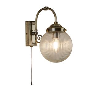 Searchlight Searchlight 3259AB - Venkovní nástěnné svítidlo BELVUE 1xE14/7W/230V IP44