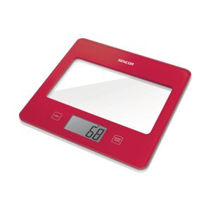 Sencor Sencor - Digitální kuchyňská váha 1xCR2032 červená