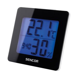 Sencor Sencor - Meteostanice s LCD displejem a budíkem 1xAA černá