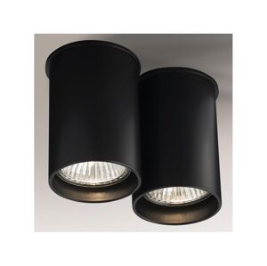 1112 - Bodové svítidlo ARIDA 2xGU10/15W/230V 9 cm černá