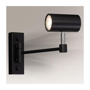 2209 - Nástěnná lampička FUSSA 1xGU10/15W/230V černá