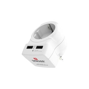 PA28USB - Cestovní adaptér pro UK 230V + 2x USB port