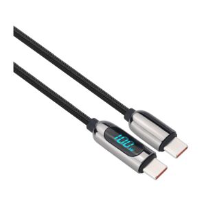 SSC1801 - USB-C kabel s displejem 100W 1m