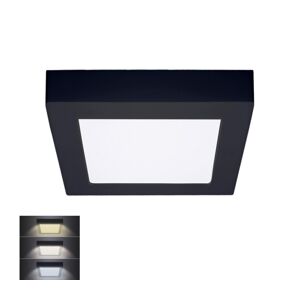 WD171-B- LED Stropní svítidlo LED/12W/230V 3000/4000/6000K černá hranatý