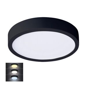 WD174-B - LED Stropní svítidlo LED/24W/230V 3000/4000/6000K černá kulatý