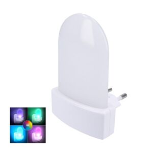 WL910 - LED RGB Orientační svítidlo se senzorem do zásuvky LED/0,5W/230V