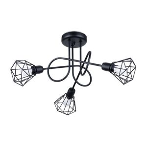 SL.1109 - Lustr na tyči ARTEMIS 3xE14/40W/230V černá