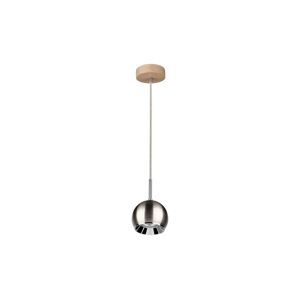 5141174 - LED Lustr na lanku BALL WOOD 1xGU10/5W/230V matný dub