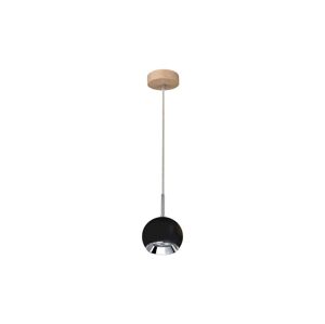 5143174 - LED Lustr na lanku BALL WOOD 1xGU10/5W/230V matný dub