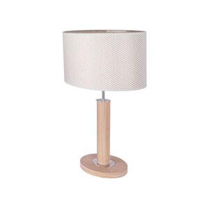 7017400111525 - Stolní lampa MERCEDES 1xE27/40W/230V dub