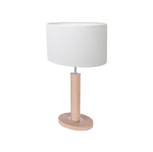 7017400111557 - Stolní lampa MERCEDES 1xE27/40W/230V dub