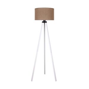 - Stojací lampa 1xE27/60W/230V pr. 44 cm hnědá/bílá