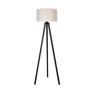- Stojací lampa 1xE27/60W/230V pr. 44 cm krémová/wenge