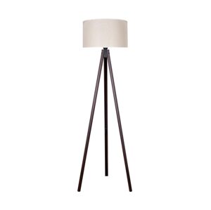 - Stojací lampa 1xE27/60W/230V pr. 44 cm krémová/wenge