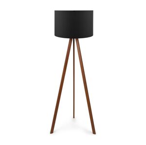 Stojací lampa AYD 1xE27/60W/230V černá/hnědá