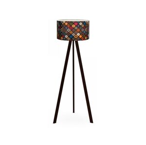 Stojací lampa AYD 1xE27/60W/230V pestrobarevná/černá