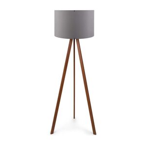 Stojací lampa AYD 1xE27/60W/230V šedá/hnědá