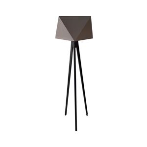 Stojací lampa BAKARO 1xE27/60W/230V wenge šedá