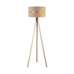 - Stojací lampa DUO 1xE27/60W/230V pr. 44 cm béžová AS0463+DU82672