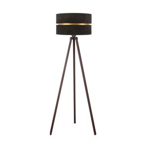 - Stojací lampa DUO 1xE27/60W/230V pr. 44 cm černá/hnědá AS0464+DU83525
