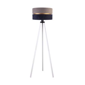 - Stojací lampa DUO 1xE27/60W/230V šedá/modrá/bílá
