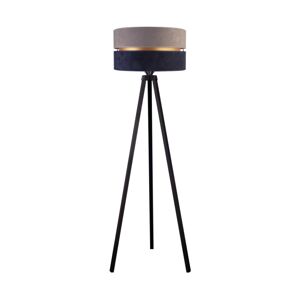 - Stojací lampa DUO 1xE27/60W/230V šedá/modrá/wenge