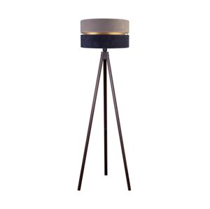 - Stojací lampa DUO 1xE27/60W/230V šedá/modrá/wenge