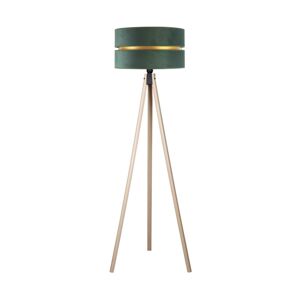 - Stojací lampa DUO 1xE27/60W/230V pr. 44 cm zelená/béžová AS0463+DU83556