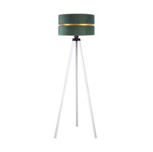 - Stojací lampa DUO 1xE27/60W/230V pr. 44 cm zelená/bílá