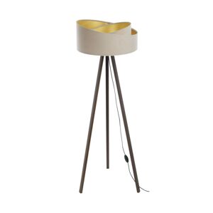 Stojací lampa GALAXY 1xE27/60W/230V béžová/hnědá AS0464+BS0384