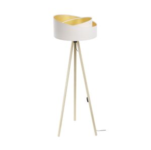 Stojací lampa GALAXY 1xE27/60W/230V bílá/béžová AS0463+BS0385