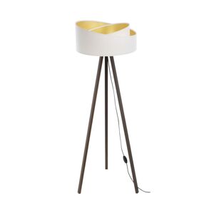 Stojací lampa GALAXY 1xE27/60W/230V bílá/hnědá AS0464+BS0385