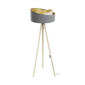 Stojací lampa GALAXY 1xE27/60W/230V šedá/béžová AS0463+BS0392