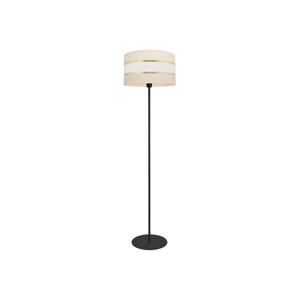 Stojací lampa HELEN 1xE27/60W/230V krémová/černá/zlatá