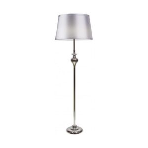 Stojací lampa PRIMA 1xE27/60W/230V stříbrná/lesklý chrom